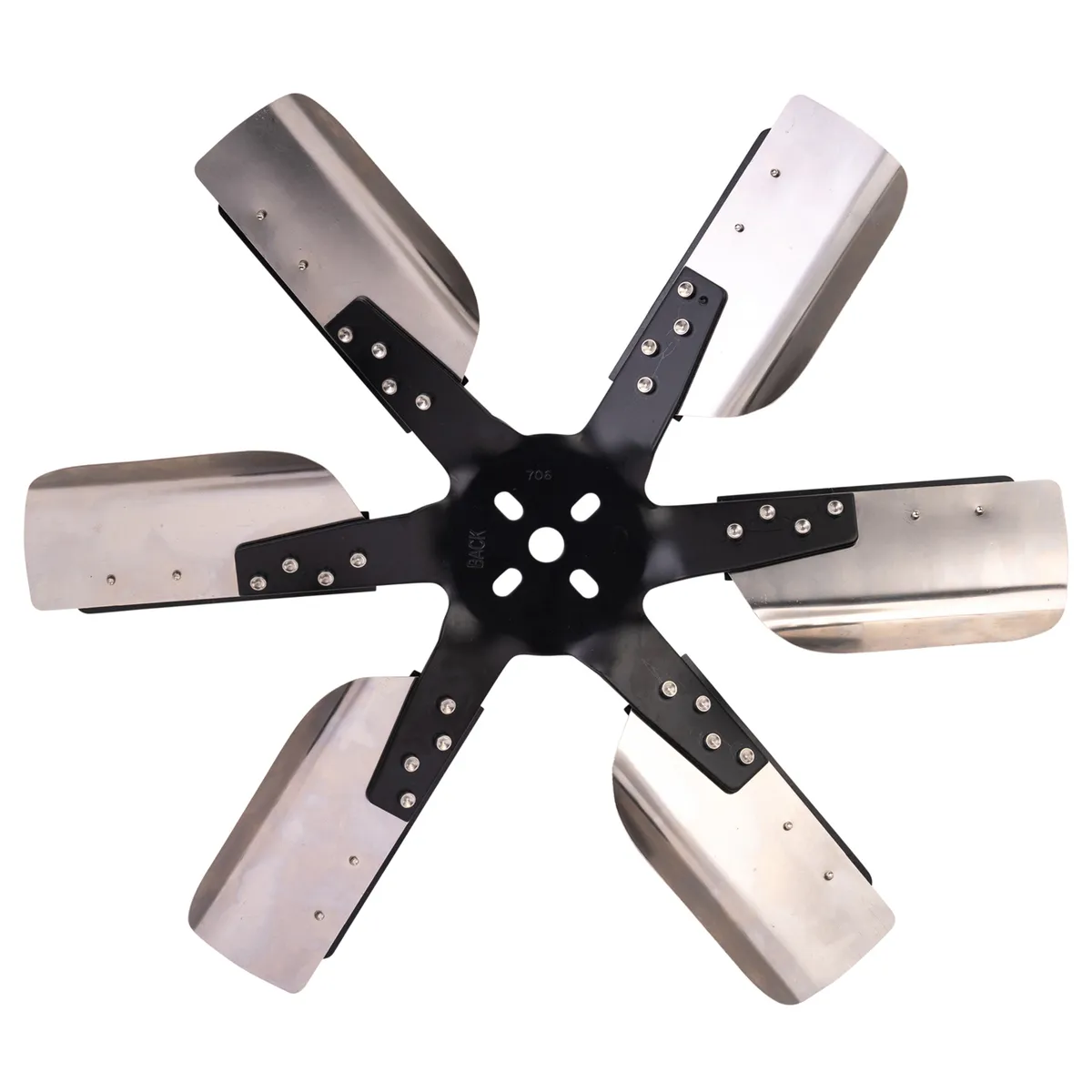 19 Heavy Duty Stainless Steel Standard Rotation Flex Fan, Black Hub product image