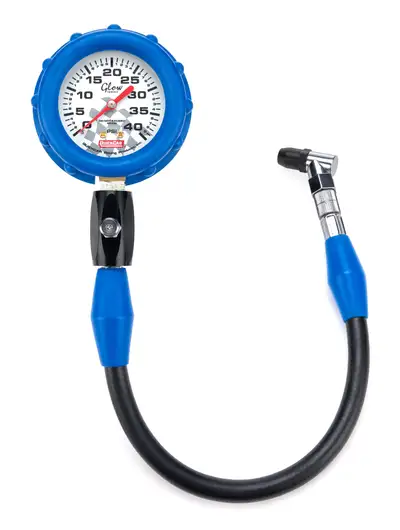 Quickcar Racing Products Tire Gauge 40 PSI Glo Gauge