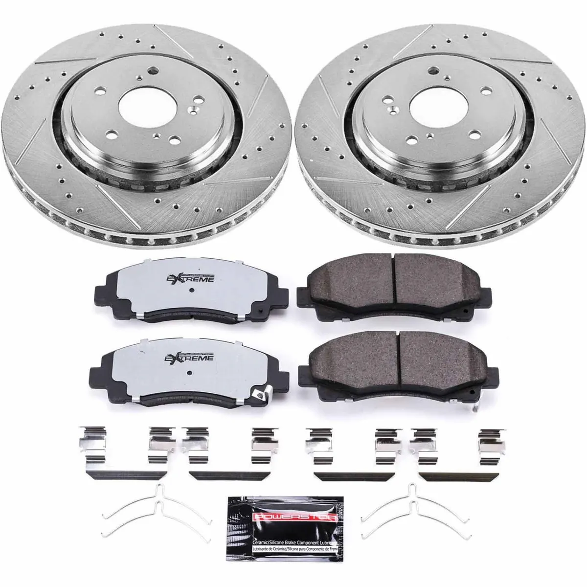 Z36 Truck/Tow Upgrade Kit: Drilled/Slotted Rotors; Carbon-Fiber Ceramic Pads W/Hardware product image