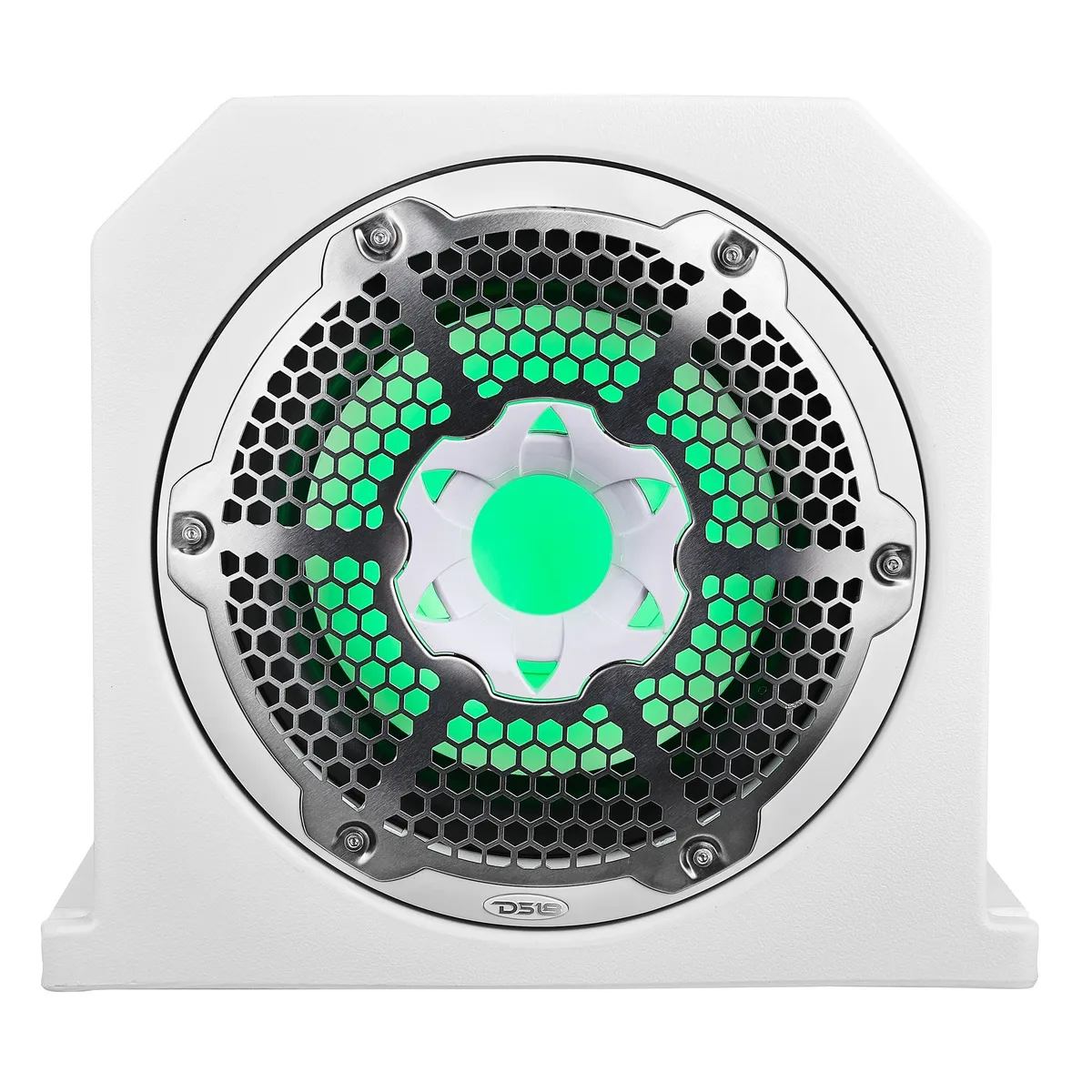 Dual 10" Marine Subwoofer Enclosure With 10" Passive Radiator And LED RGB Lights 350 Watts Rms 4-Ohm (Nxl-10sub Included) product image