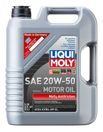 LIQUI MOLY Liqui Moly 22072 Mos2 Antifriction Motoroil SAE 20w-50