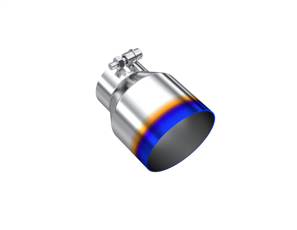 Armor Pro Burnt End Tip; T304 Stainless Steel; 3 in. Inlet; 4.5 in. OD. Out; Angle; 6.13 in. Length; product image