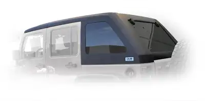 DV8 Offroad 0718 Wrangler 4DR 2pc Hard Top(Fast Back)(Defrost & Wiper Ready)