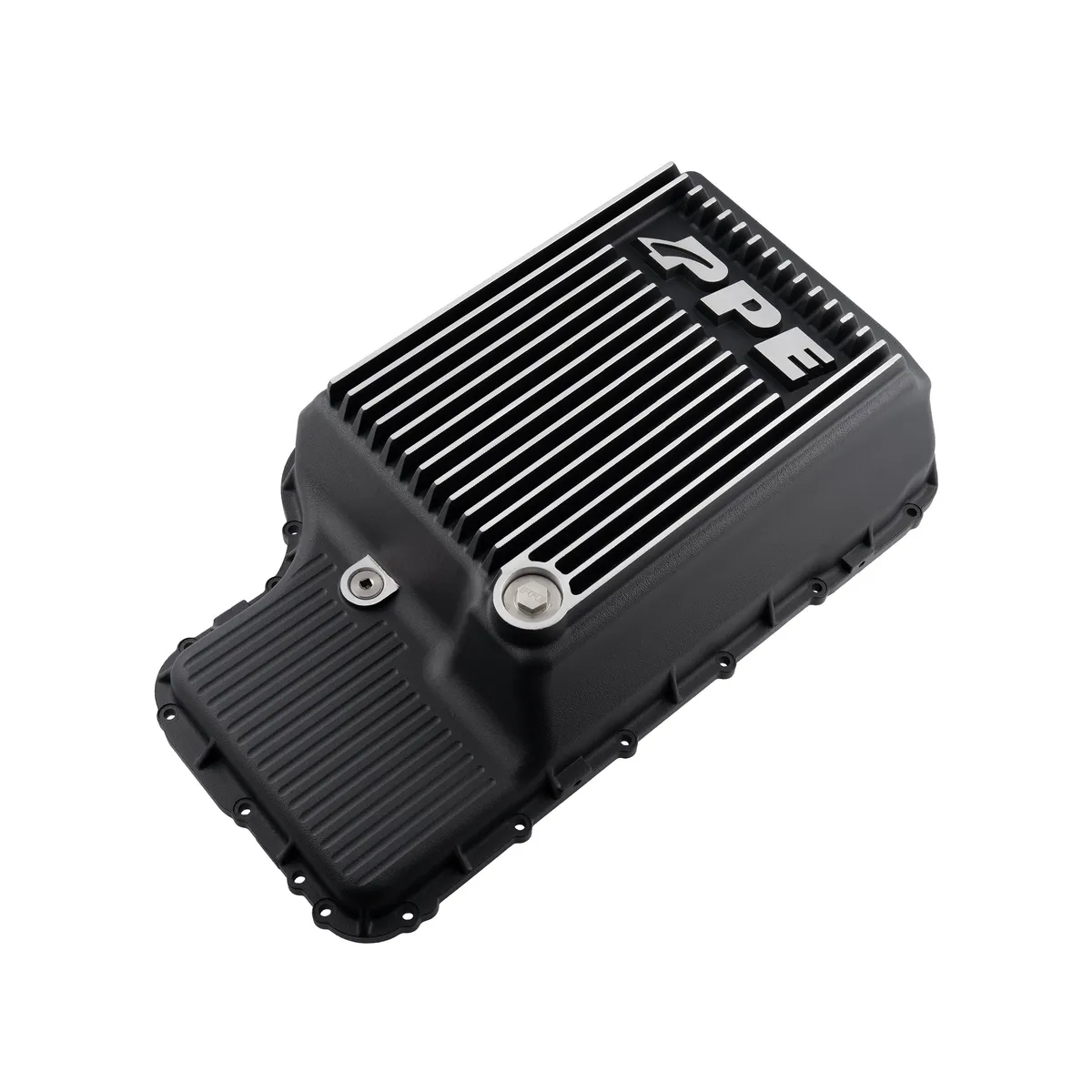 PPE 10R140 Deep Transmission Pan - Ford F-250/350/450/550/600 Gas 2020-2025 - Step Bottom - Brushed - 328053410 product image