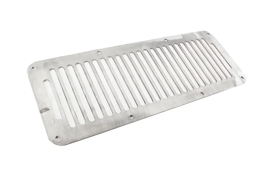 Jeep YJ Hood Vent 8 Holes 87-95 Wrangler TJ Polished Silver Kentrol product image