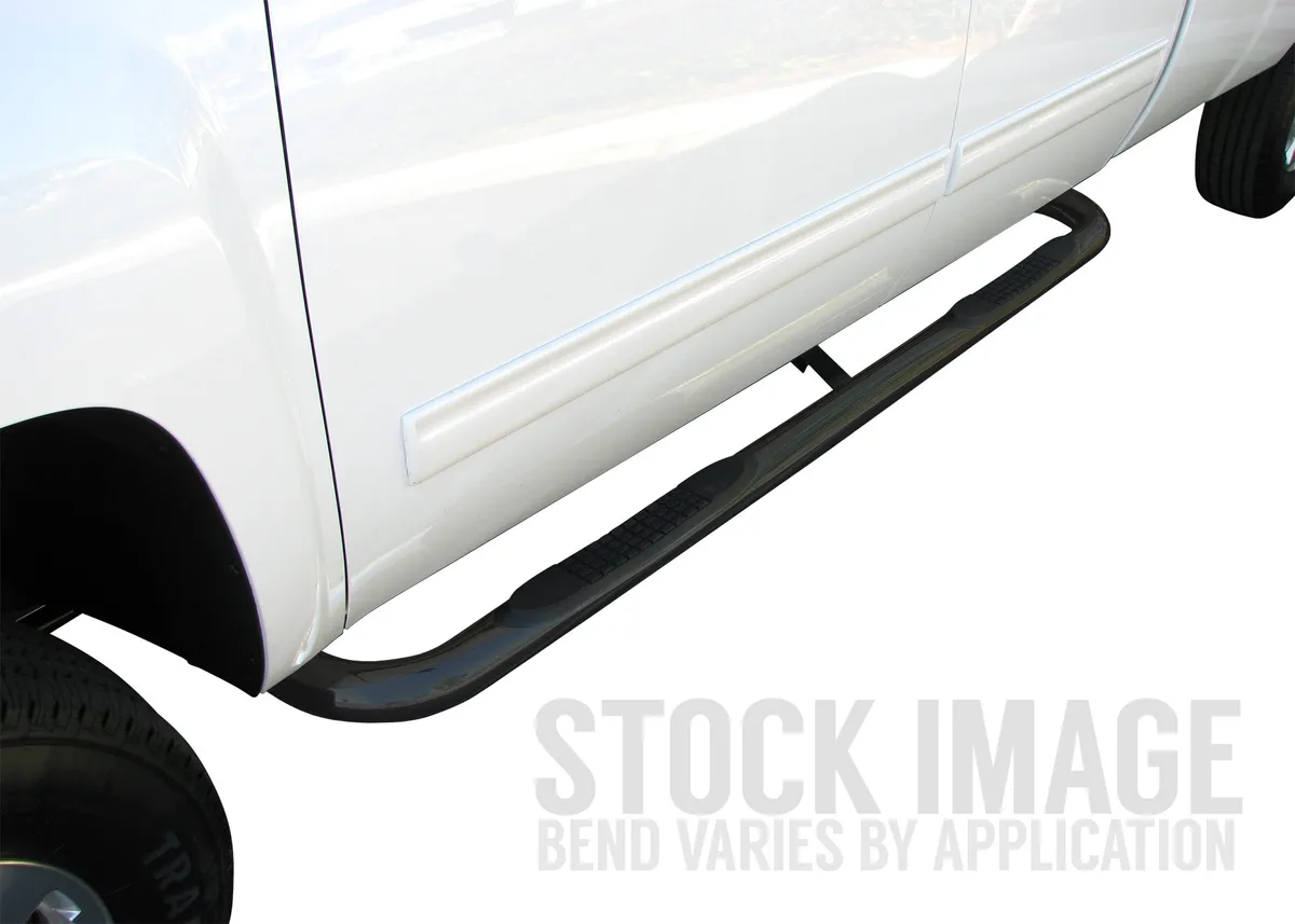 Steelcraft Automotive Steelcraft - 3 in. Round Sidebars - Black - 220300