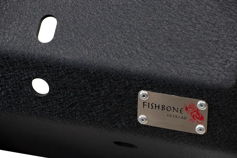 Jeep JL/Gladiator Front Winch Bumper for 18-Pres Wrangler JL/Gladiator Black Powdercoat Fishbone Offroad product image