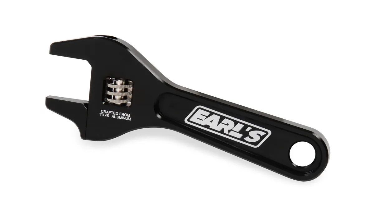 Earl's Aluminum Adjustable AN Wrench - fits -3 to -12 AN Sizes product image