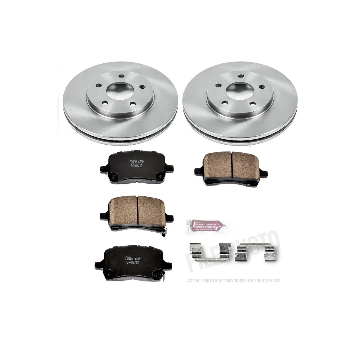 Z17 Direct Replacement Kit: Rotors; Ceramic Pads W/Hardware product image