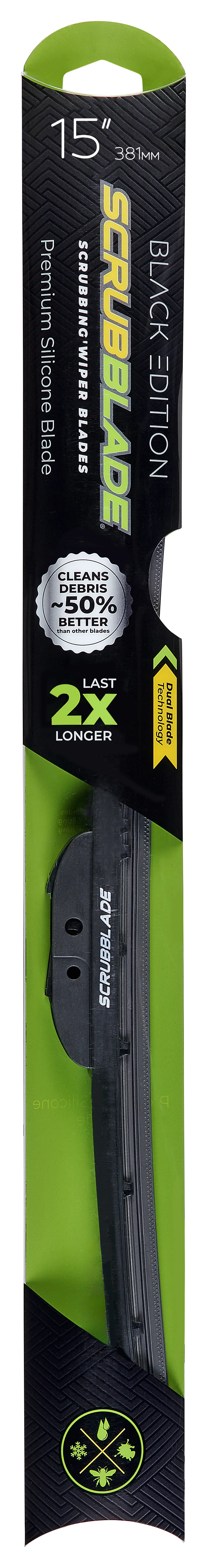 Scrubblade - 15 380mm Black Edition Silicone Wiper Blade - PB1500 product image