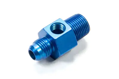 Fragola Performance Systems #6 Male x 3/8 MPT Gauge Adapter Inline