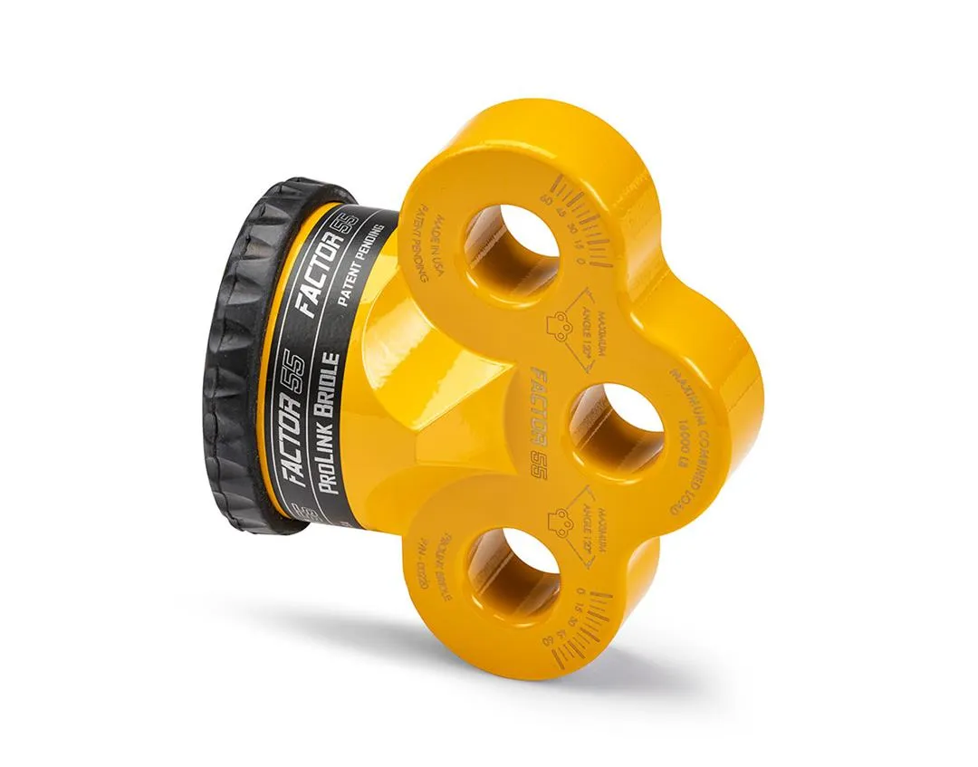 Factor 55 00220-03 Prolink Bridle Winch Shackle Mount -- Yellow product image