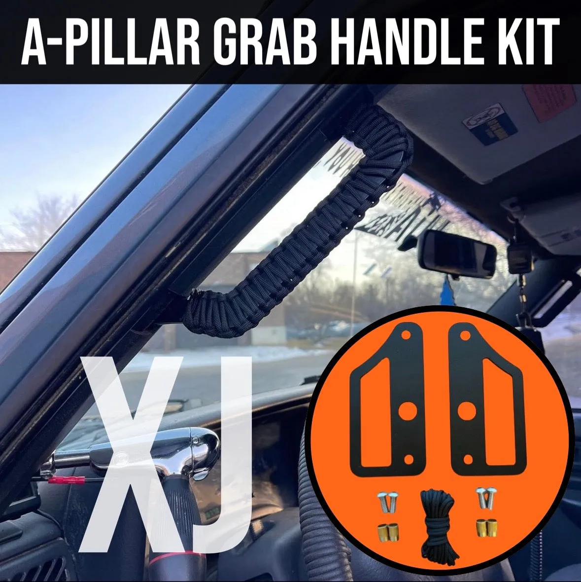 A Pillar Grab Handle Kit for Jeep XJ Cherokee product image