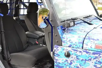 Steinjager Steinjäger Exterior Accessories Wrangler JK 2007-2018 Mirrors Mirror Legs to Fit Door Hinges Southwest Blue