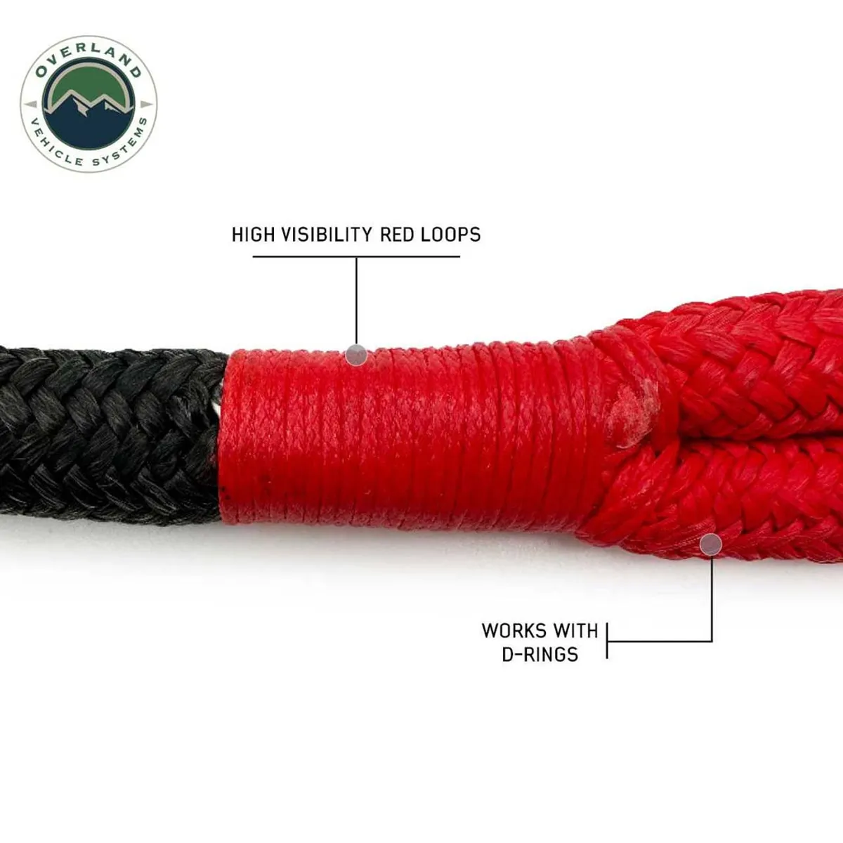 Overland Vehicle Systems Brute Kinetic Recovery Rope 0.875in x 20ft - Storage Bag Included product image