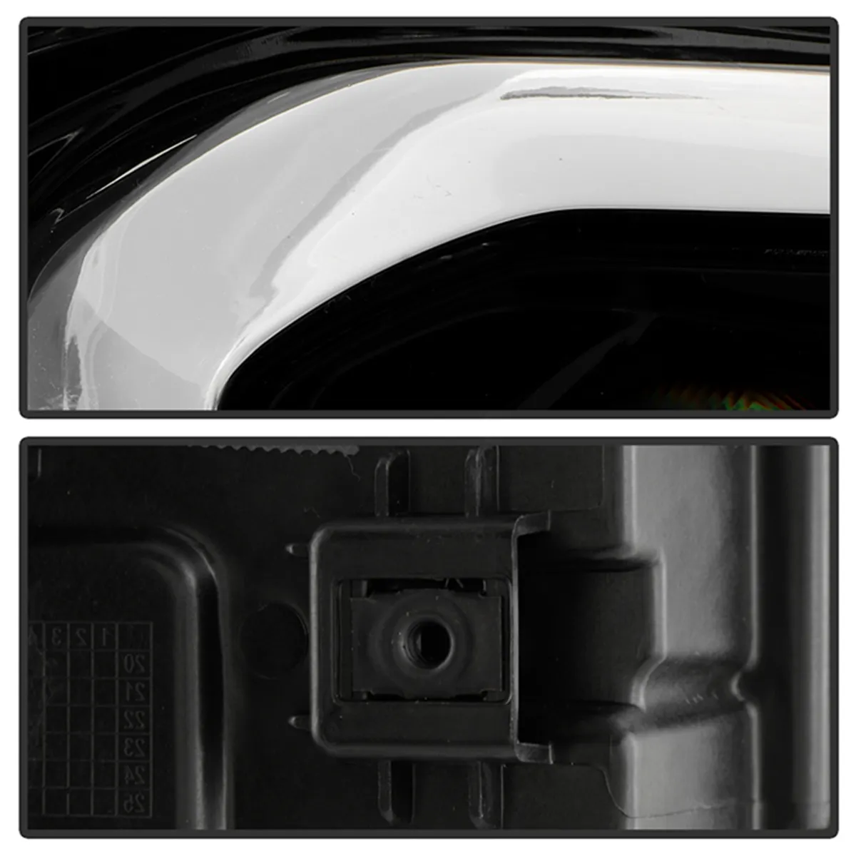 0319 Express/Savanna 1500/2500/3500 OEM Style Headlights With Bumper Lights Bla product image