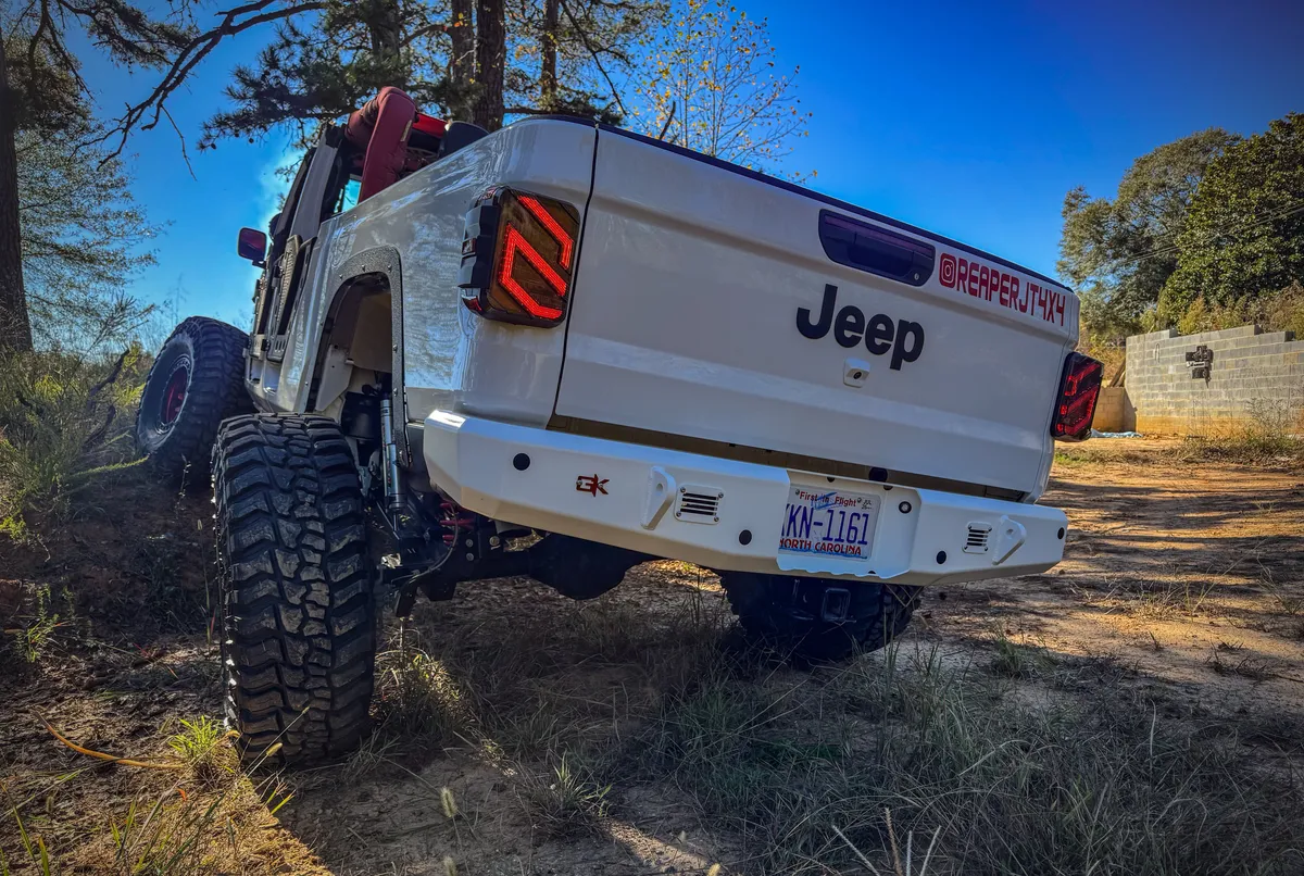 Gauntlet Rear Bumper for 2020+ Jeep Gladiator JT product image
