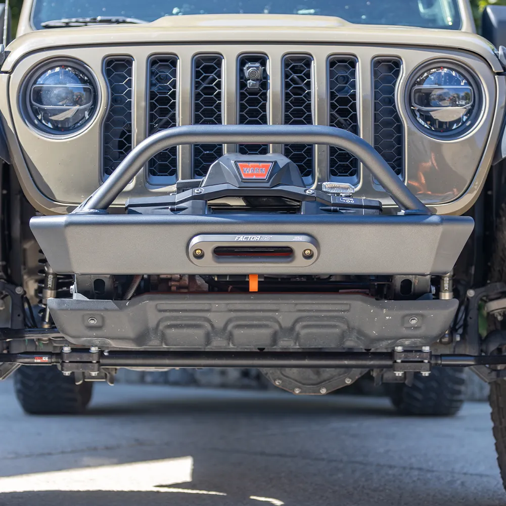 18c Wrangler Legacy Front Bumper With Hoop Raw product image