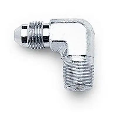 Edelbrock #3 to 1/8 NPT 90 Deg Endura Fitting