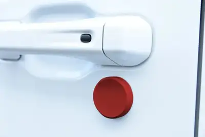 Distinction Applied Distinction Applied 2018 - 2025 Jeep Wrangler Gladiator Jeep Wrangler / Gladiator Key Cover Set ? Rubicon Red DA_JL_3KEYCVR_RUBR