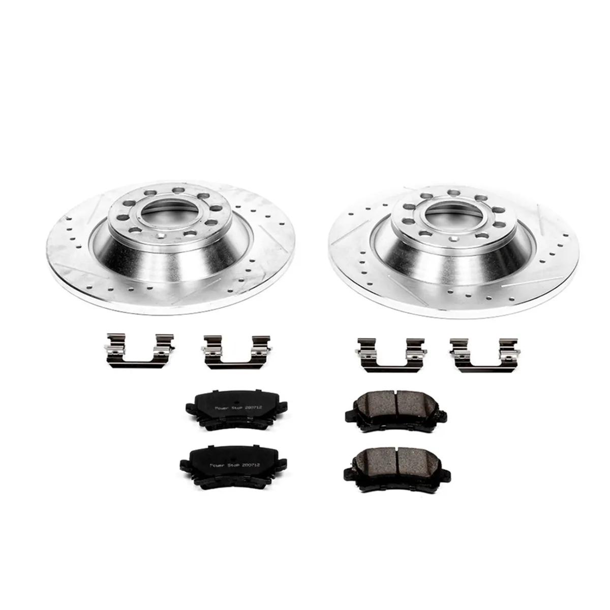 Z23 Evolution Sport Upgrade Kit: Drilled/Slotted Rotors; Carbon-Fiber Ceramic Pads W/Hardware product image