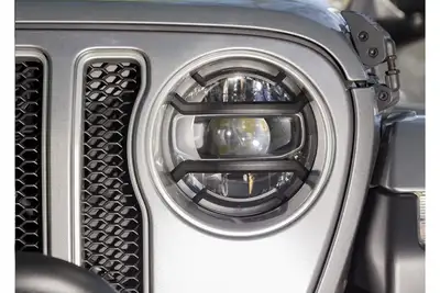 Rugged Ridge Elite Euro Guard Kit Headlight Black; 1819 Jeep Wrangler/Gladiator