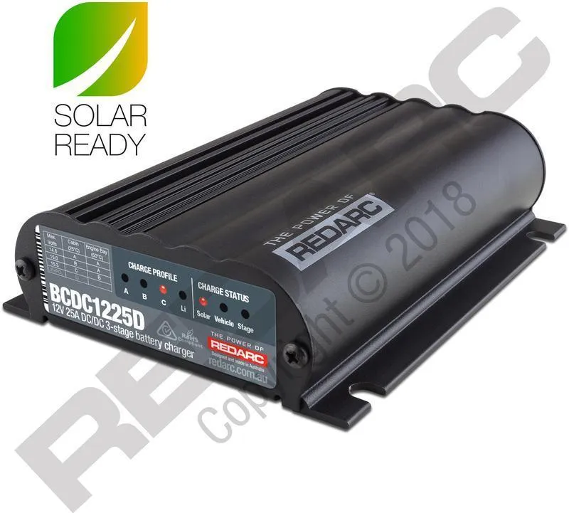12v 25a Smart Start Dc/Dc Dual Input Battery Charger product image