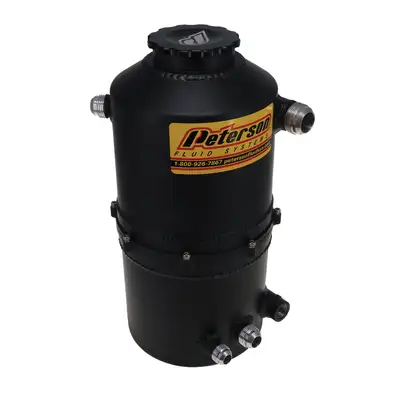 Peterson Fluid Oil Tank 2.3 Gallon Single Scavenge Black