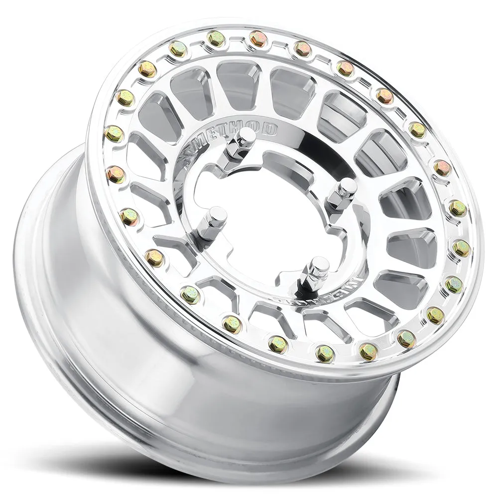 MR413 Beadlock 15x7 5 2 38mm Offset 6x5.5 78.3mm Centerbore Polished w BH-H24100 product image