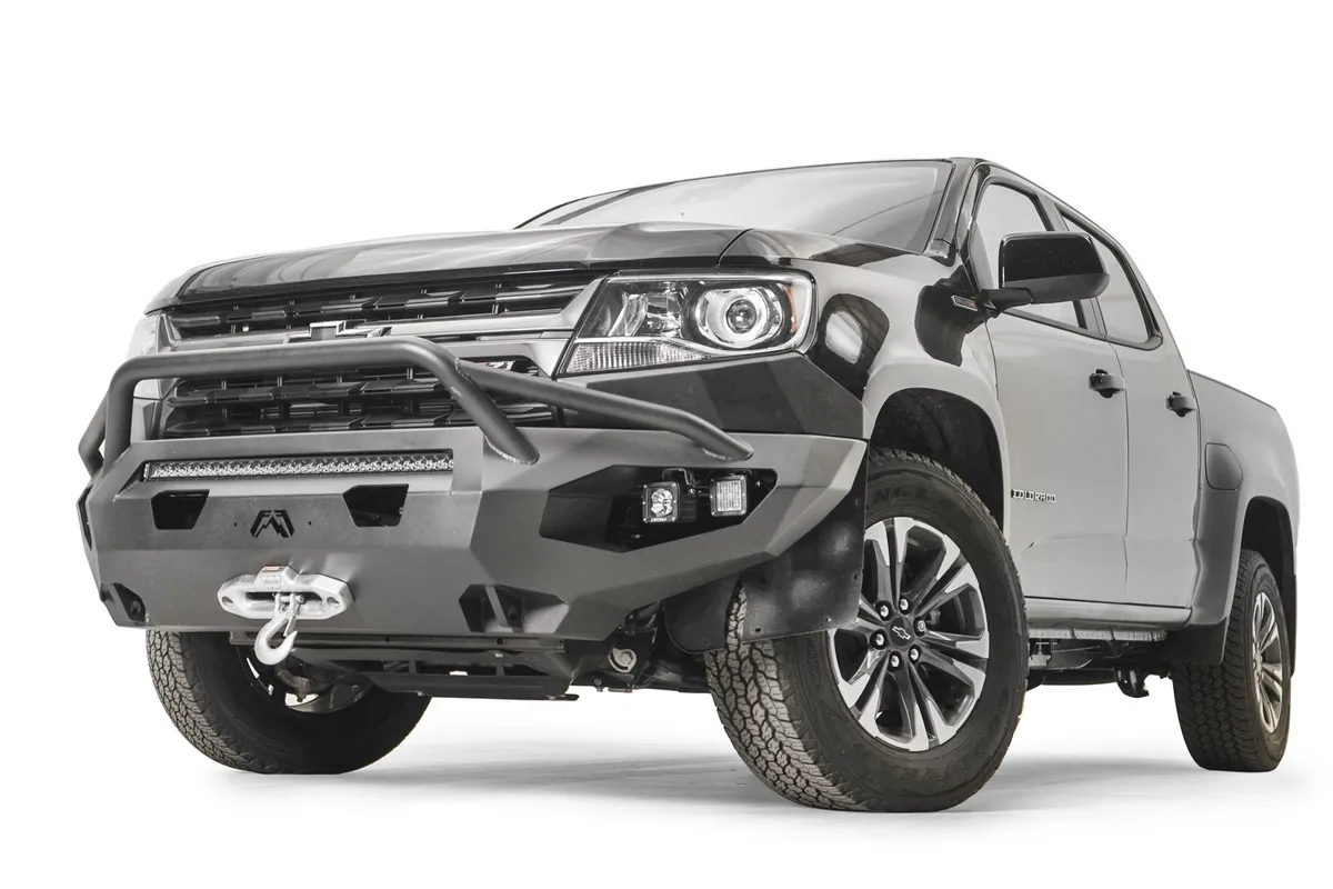 Matrix Front Bumper; w/Pre-Runner Guard; Black Powder Coat; 136 lbs. Weight; 15 in. Height; 74 in. Width; 25.5 in. Depth; product image