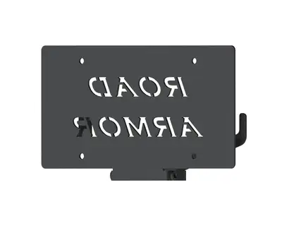 Road Armor Fairlead Otis LT Mounts And Brackets; 1.5 in. Offset Mount; Texture Black;