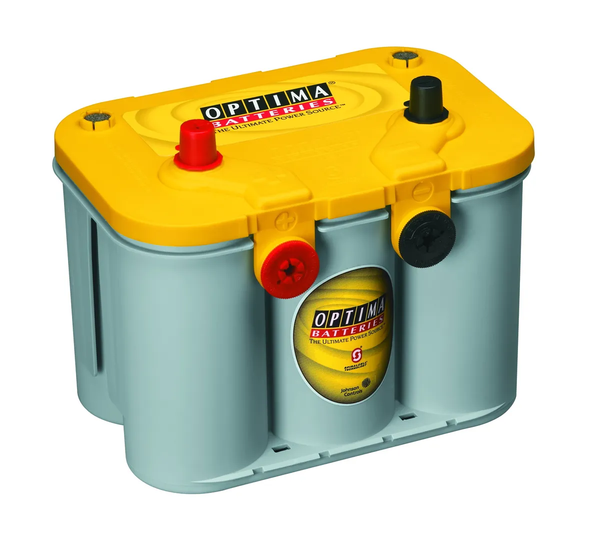 YellowTop® Deep Cycle Battery; UNBOXED; Group D34/78; Cold Crank Amps 750; Crank Amps 870; Res. Capacity 120; Ampere Hour 55; Top Terminal; L-10 in.; W-6 7/8 in.; H-7 13/16 in.; product image