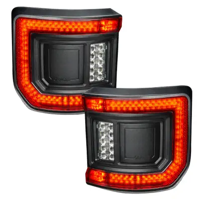 Oracle Lighting "ORACLE Lighting ""Black Series"" Flush Mount LED Tail Lights for Jeep Gladiator JT"