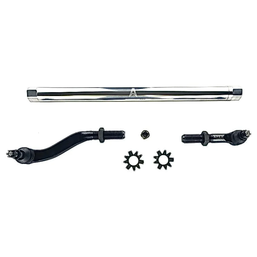 KIT129 - Jeep Wrangler JL & Gladiator JT - 2.5 Ton ProLock Drag Link Assembly - YesFlip - Polished Aluminum product image