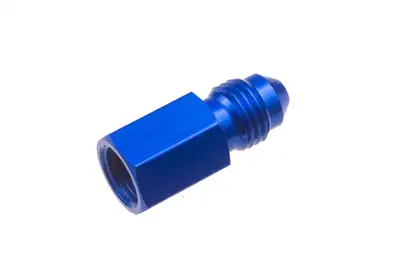 Redhorse Performance 03 an Male to 1/8 in Npt Female Gauge Adapterstraightblue