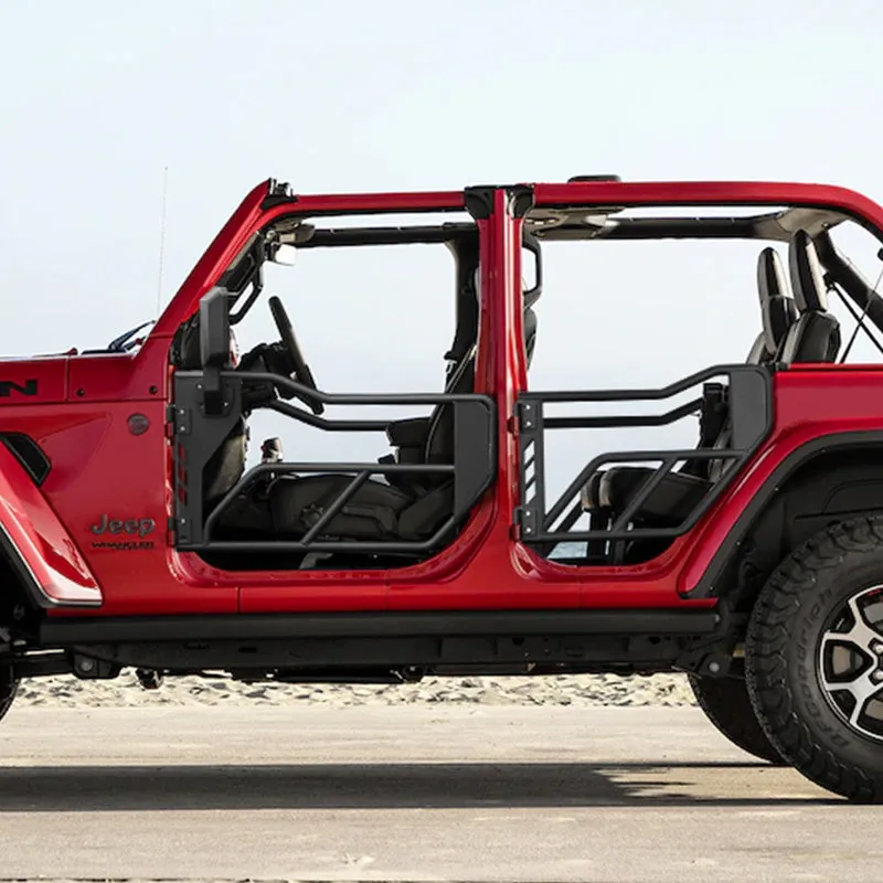 Jeep Tube Doors with Side View Mirror for 2018-2026 Wrangler JL JLU & Gladiator JT | Tough Style product image