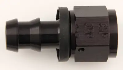 XRP #10 Str Push-On Hose End Black