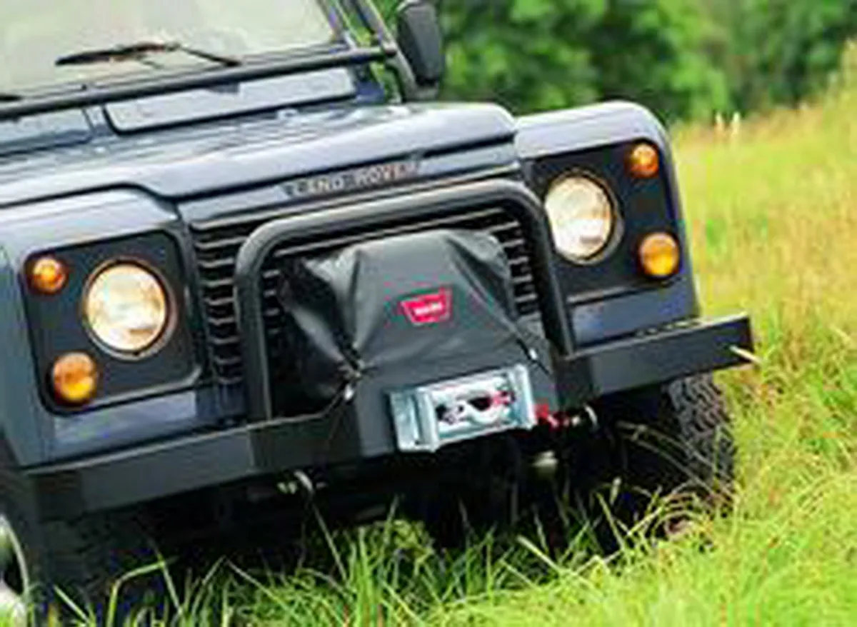 WARN - Vinyl cover for classic Warn winches with center mounted control pack product image