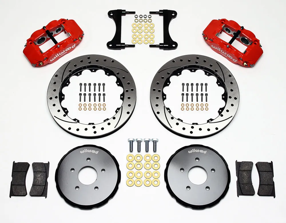 2007 - 2013 Infiniti, Nissan Forged Narrow Superlite 6R Big Brake Front Brake Kit (Hat) - 140-11583 product image
