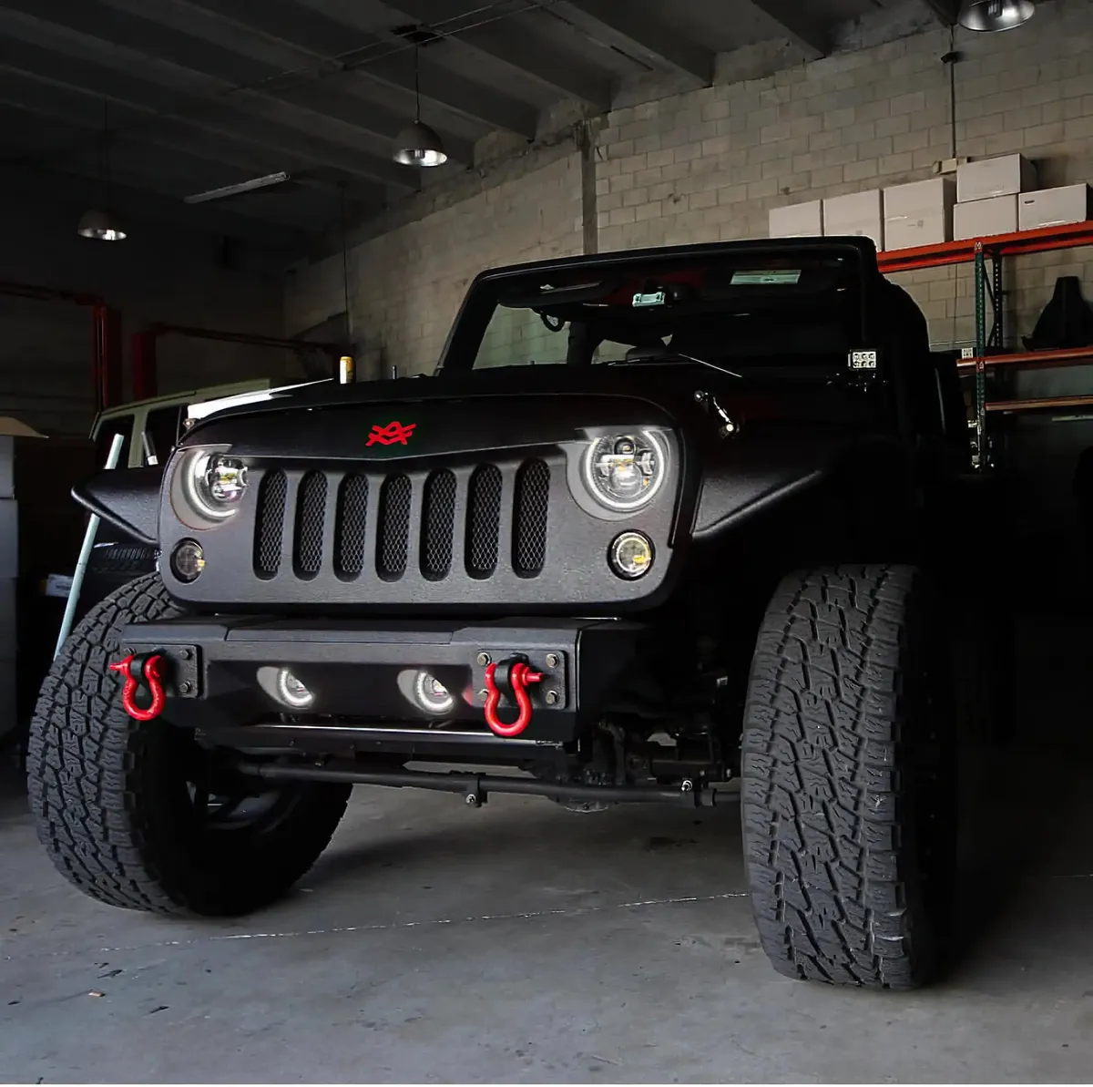 ORACLE Lighting 2007-2018 Jeep Wrangler JK LED Surface Mount Fog Light Halo Kit - White / No product image