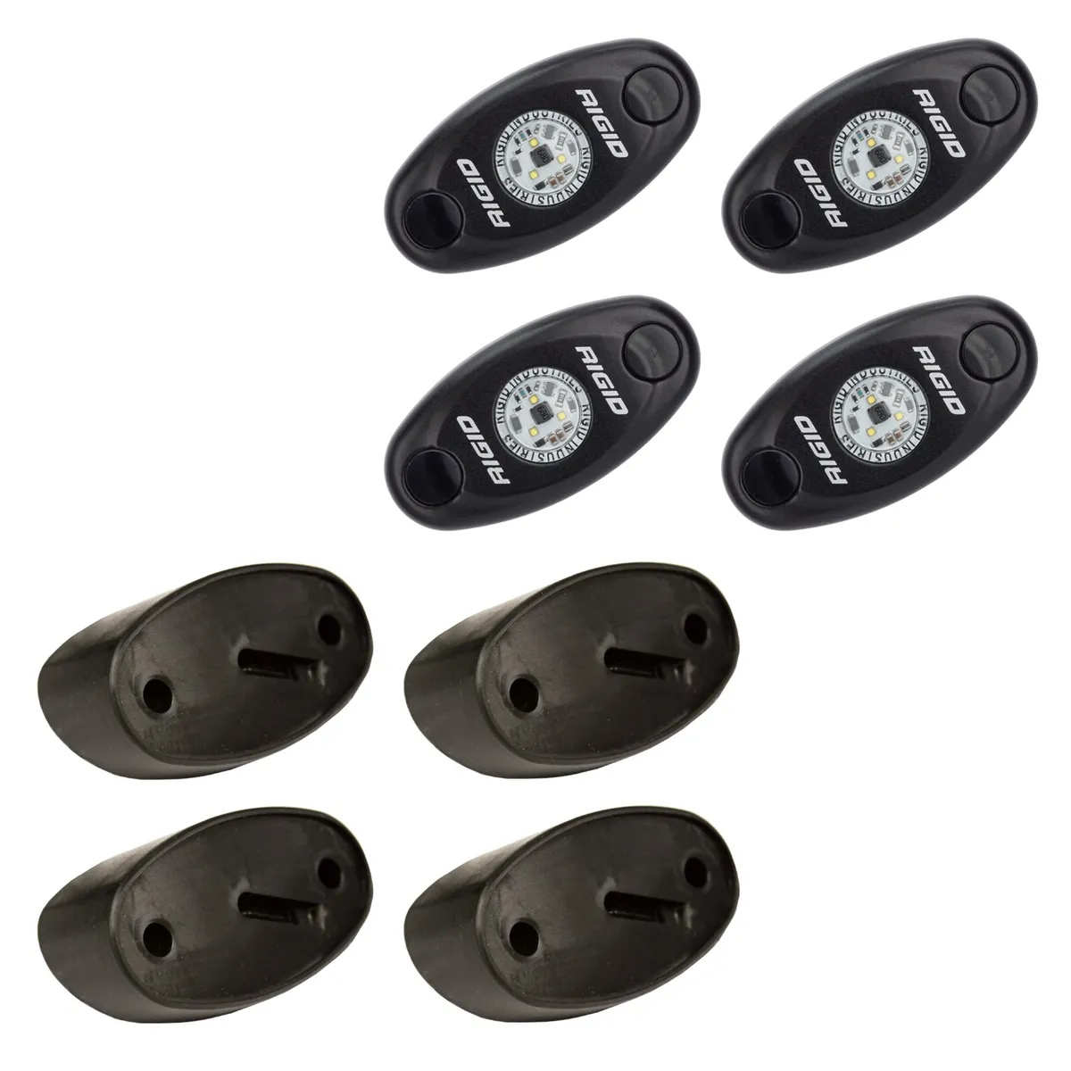 RIGID A-Series LED Universal Rock Light Kit, High Power Red, Set Of 4 product image