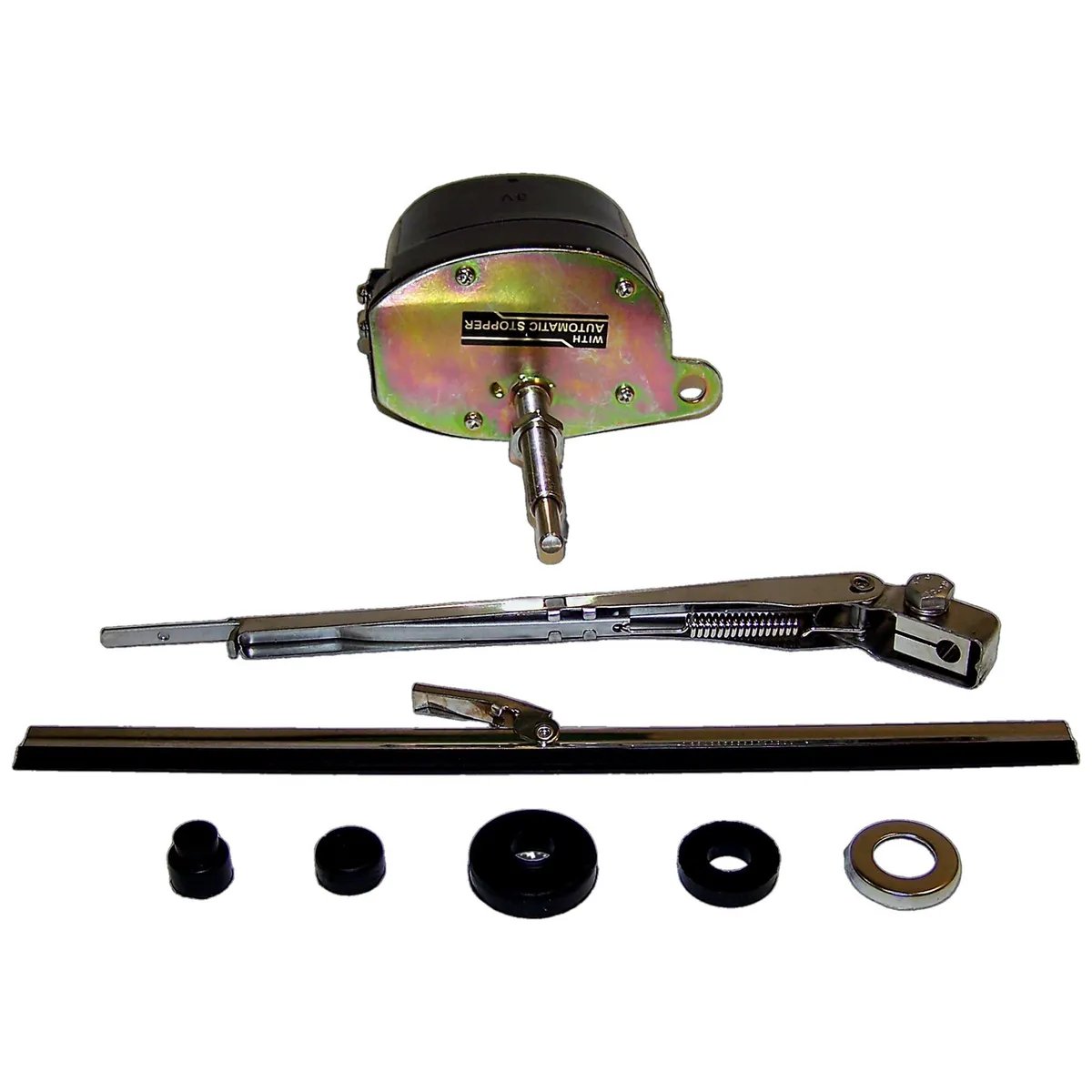 Crown Automotive Jeep Replacement 6V 6 Volt Wiper Motor Kit for 1941-1958 Jeep MB, CJ-2A, CJ-3A, CJ-3B, CJ-5, CJ-6 product image