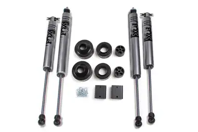 Zone Offroad 2012-2018 Jeep JK 2dr/4dr 2 Suspension Lift Kit - Front Coil Spacer Rear Coil Spacer - Fox 2.0 Adventure Series Shocks