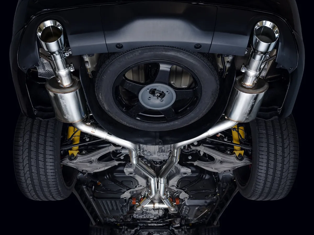 AWE Touring Edition Exhaust for Dodge Durango 6.4 / 6.2 SC - Chrome Silver Tips product image