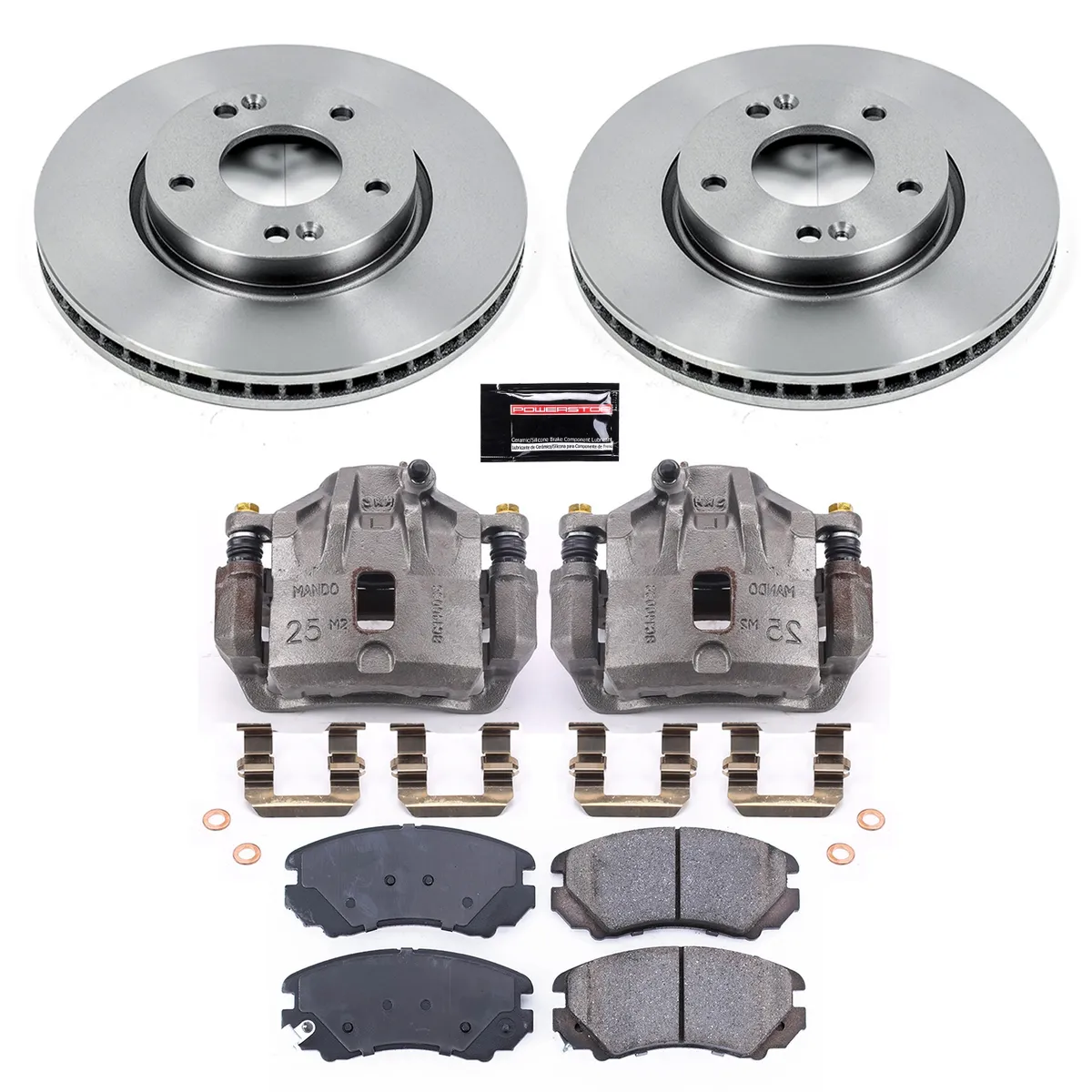 Z17 Direct Replacement Kit: Rotors; Ceramic Pads; Calipers product image