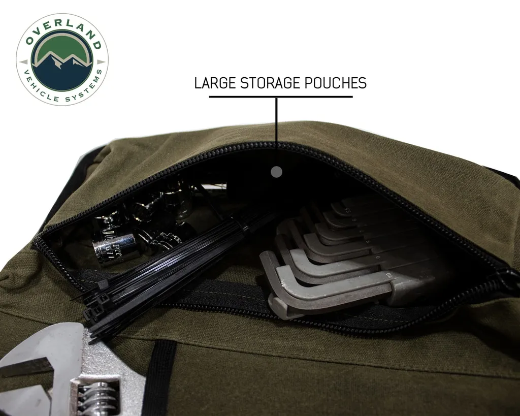 Rolled General Tool Storage Bag - Waxed Canvas Overland Vehicle Systems product image