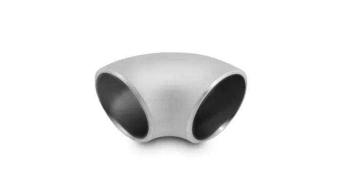 90 Degree Stainless Steel Bend; 1.5 in. Nominal Pipe Size; 1.89 in. Actual OD; 1.65 in. Actual ID; 1.5 in. Center To Face; Tight Radius; Sch. 10 Elbow; Natural; product image