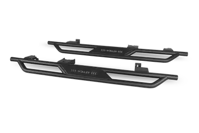 Winjet Attica 4x4 ATTJL02C107-BX 2018-2024 Jeep Wrangler 4dr Apex Series Rock Rails