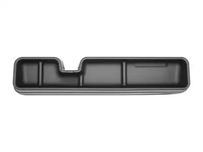 Weathertech Underseat Storage System Ford F-150 2009 - 2014 Black Will not fit models equipped with optional under seat subwoofer Jack mount and tools must be removed and relocated to inside part for proper use.