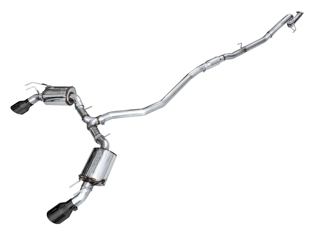AWE Touring Edition Exhaust for FE1 Civic SiDE4 Acura Integra - Dual Chrome Silver Tips product image